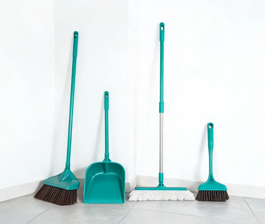 Libman mop and broom product feature close-up