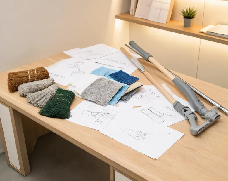Cleaning tool design bench