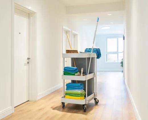 Rental turnover cleaning kit