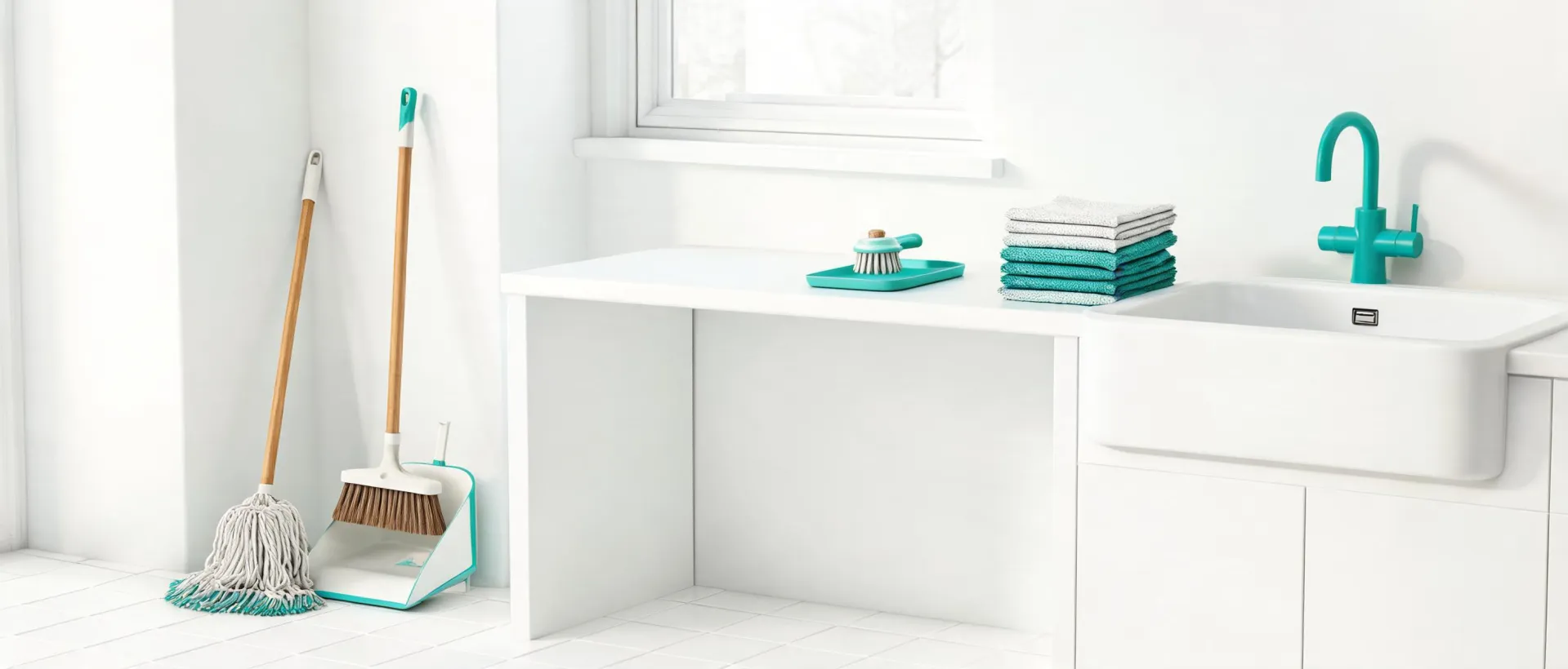Libman cleaning lookbook utility room scene